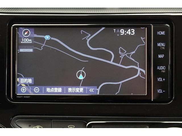 アクア Ｓスタイルブラック　運転席助手席エアバック　セキュリティアラーム　バックモニタ　スマートエントリー　横滑防止　ＡＵＸ接続　ＴＶナビ　Ｄレコ　地デジＴＶ　ＬＥＤ　アルミホイール　ＰＷ　ＡＢＳ　エアコン　運転席エアバック（7枚目）