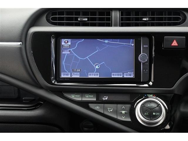 アクア Gブラックソフトレザーセレクション Wエアバッグ スマ-トキ- LED ナビTV イモビ 地デジテレビ クルーズコントロール ドライブレコーダー AUTOエアコン DVD再生機能 ESC ETC AW キーレス PS メモリナビ ABS(7枚目)