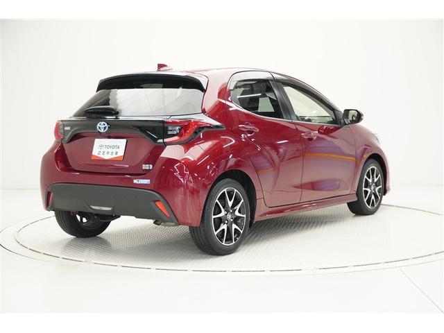 ヤリス ハイブリッドZ 100V PCS AW Bカメラ ドラレコ付 ナビ付 LEDランプ スマキー ETC付き メディアプレイヤー接続 VSC パワステ 1オナ車 クルコン カーテンエアバック キーフリー ABS イモビ(3枚目)