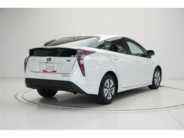 プリウス Ａ　衝突軽減ブレーキシステム　Ｂモニタ　ＬＥＤヘッド　クルーズコントロール　セキュリティー　スマートキー　パワーステアリング　ＥＴＣ　１オーナー　アルミホイル　オートエアコン　ＳＲＳ　ＡＢＳ　キーレス（4枚目）