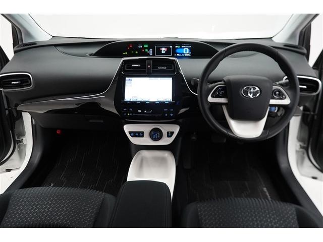 プリウス Ａ　衝突軽減ブレーキシステム　Ｂモニタ　ＬＥＤヘッド　クルーズコントロール　セキュリティー　スマートキー　パワーステアリング　ＥＴＣ　１オーナー　アルミホイル　オートエアコン　ＳＲＳ　ＡＢＳ　キーレス（5枚目）