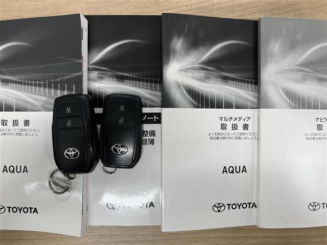 アクア Z メモリーナビ バックカメラ 衝突被害軽減システム ETC LEDヘッドランプ 記録簿(24枚目)