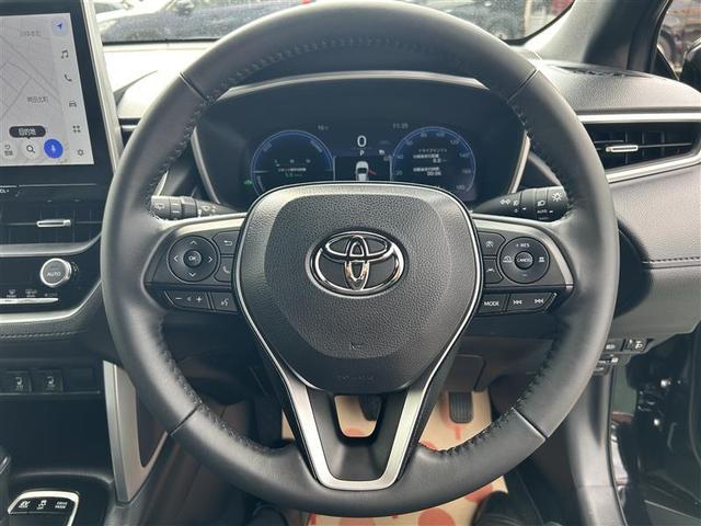 カローラクロス ハイブリッド Z フルセグ メモリーナビ バックカメラ 衝突被害軽減システム ETC LEDヘッドランプ ワンオーナー フルエアロ 記録簿(19枚目)