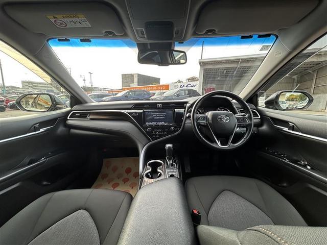 カムリ G フルセグ メモリーナビ DVD再生 バックカメラ 衝突被害軽減システム ETC LEDヘッドランプ ワンオーナー 記録簿(4枚目)