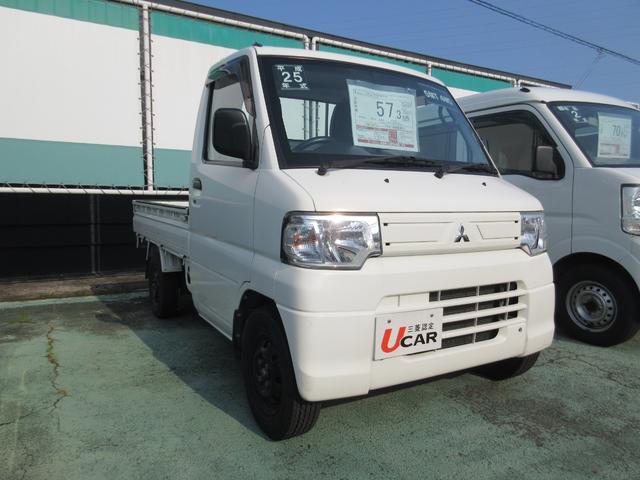 ミニキャブトラック みのり　４ＷＤ　５速ＭＴ　エアコン　パワステ　車検整備付（2枚目）