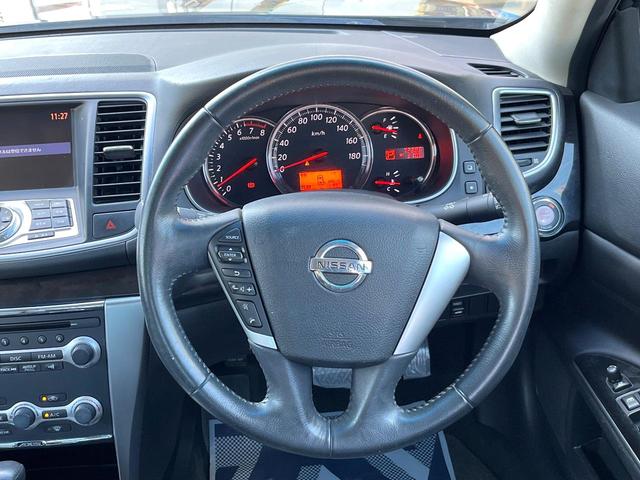 ティアナ アクシス HDDナビ バックカメラ レザーシート スマートキー HIDヘッド ビルトインETC オートライト Bluetooth CD フルセグ 前席パワーシート(8枚目)