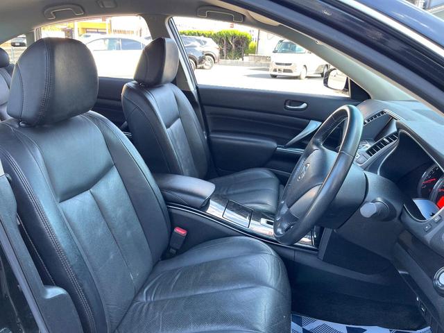 ティアナ アクシス HDDナビ バックカメラ レザーシート スマートキー HIDヘッド ビルトインETC オートライト Bluetooth CD フルセグ 前席パワーシート(12枚目)