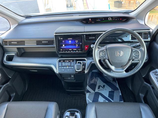 ステップワゴンスパーダ スパーダハイブリッド G・EX ホンダセンシング 両側電動ドア 純正SDナビ 全周囲カメラ 衝突被害軽減システム レーダークルーズ ハーフレザーシート スマートキー LEDヘッド ビルトインETC オートライト デュアルエアコン(2枚目)