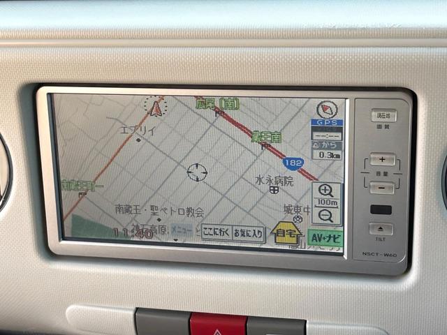 ミラココア ココアX 純正ナビ バックカメラ スマートキー LEDヘッド ETC オートエアコン CD 地デジ プライバシーガラス ヘッドライトレベライザー 盗難防止装置(3枚目)