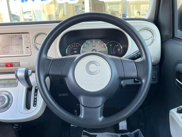 ミラココア ココアX 純正ナビ バックカメラ スマートキー LEDヘッド ETC オートエアコン CD 地デジ プライバシーガラス ヘッドライトレベライザー 盗難防止装置(9枚目)