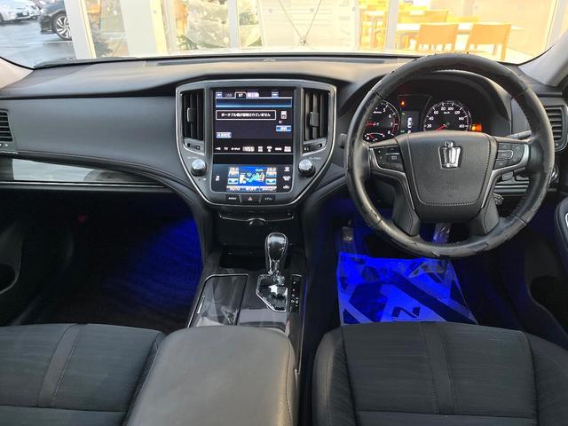 クラウン アスリートS SDナビ バックカメラ レーダークルーズコントロール パワーシート スマートキー HIDヘッドライト ビルトインETC 純正17インチアルミホイール Bluetooth接続 CD(2枚目)