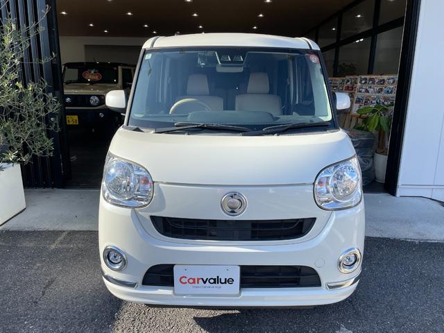 ムーヴキャンバス Ｘメイクアップ　ＳＡＩＩＩ　スマートアシスト　ＴＶナビ　Ｂｌｕｅｔｏｏｔｈ接続　Ｂカメラ　ドラレコ　両側スライドドア　オートライト　オートマチックハイビーム　アイドリングストップ　プッシュスタート　衝突被害軽減装置　電格ミラー（3枚目）