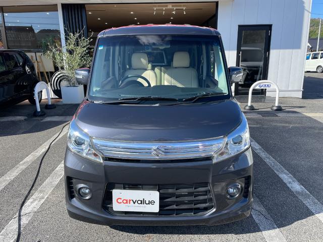 スペーシアカスタム TS 両側電動スライドドア ドラレコ アイドリングストップ HID フロントフォグ プッシュスタート スマートキー TVナビ 電格ミラー オートライト 純正アルミ15インチ シートカバー(33枚目)