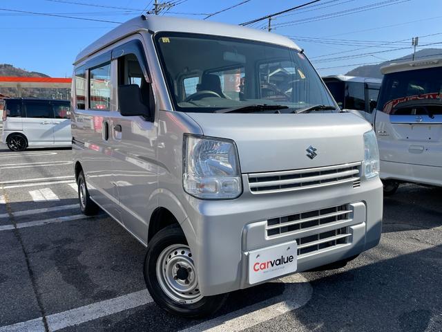 エブリイ PA 4WD 5速MT ハイルーフ エアコン FM/AM パワステ 後席スライドドア 運転席助手席エアバック 禁煙車(2枚目)