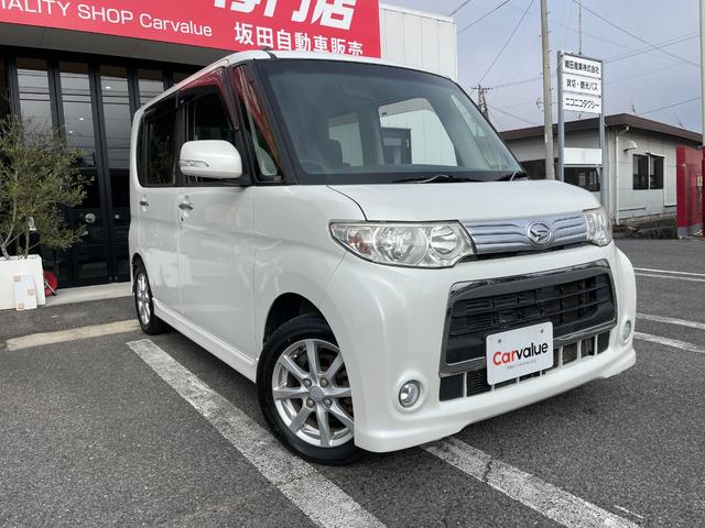 タント カスタムXスペシャル ETC Bカメラ 片側スライド 電動スライド フロントフォグ ワンセグTVナビ CD DVD 電格ミラー ISOFIX 14インチアルミ(2枚目)