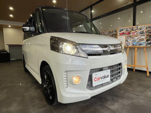 スペーシアカスタム XSリミテッド レーダーブレーキサポート 純正ナビ ステリモ 両側電動スライドドア ETC オートライト 電格ミラー アイドリングストップ シートヒーター 後席サンシェード HID フォグ プッシュスタート(4枚目)