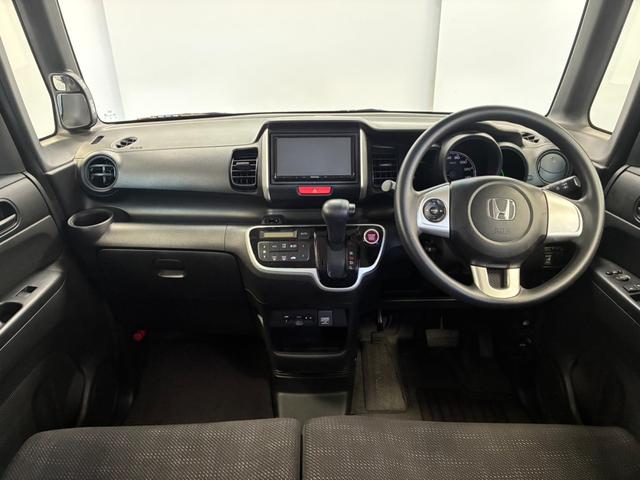 N-BOX G・Lパッケージ 禁煙車 ETC バックカメラ 両側スライド・片側電動 ナビ TV スマートキー アイドリングストップ 電動格納ミラー シートヒーター CVT 盗難防止システム ABS CD USB 衝突安全ボディ(3枚目)