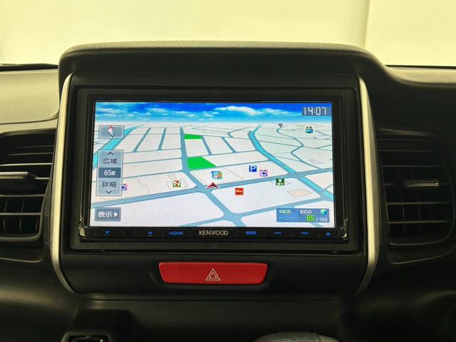 N-BOX G・Lパッケージ 禁煙車 ETC バックカメラ 両側スライド・片側電動 ナビ TV スマートキー アイドリングストップ 電動格納ミラー シートヒーター CVT 盗難防止システム ABS CD USB 衝突安全ボディ(5枚目)