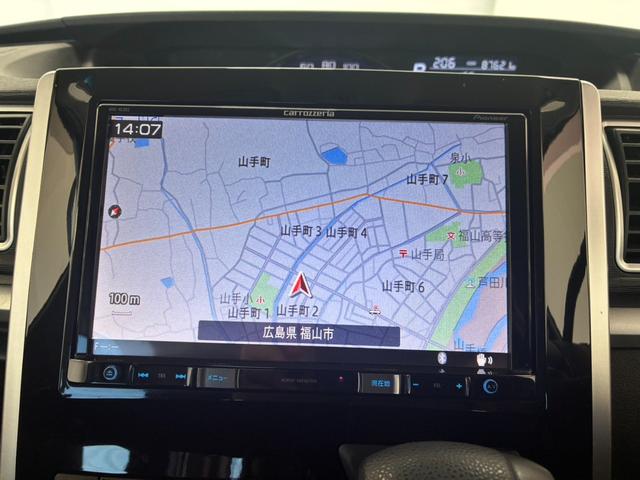 タント カスタムＸ　トップエディションリミテッドＳＡＩＩＩ　禁煙車　ＥＴＣ　全周囲カメラ　両側電動スライドドア　ナビ　ＴＶ　衝突被害軽減システム　オートマチックハイビーム　オートライト　ＬＥＤヘッドランプ　スマートキー　アイドリングストップ　電動格納ミラー（6枚目）