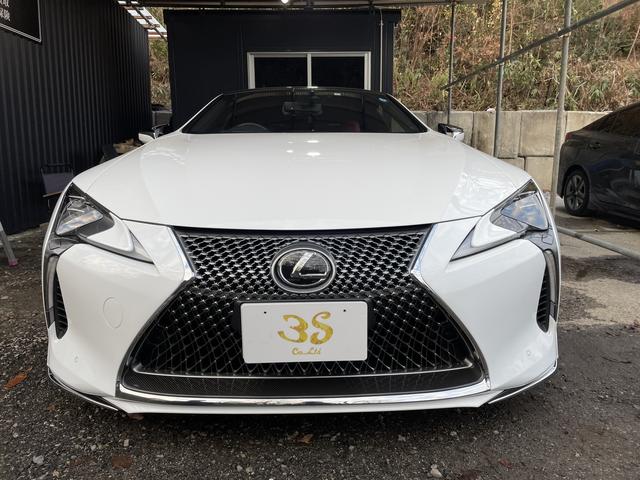 ＬＣ５００　コンバーチブル　モデリスタフルエアロ　パワークラフトマフラー（純正マフラー有り）　プロテクションフィルム加工　純正ホイール塗装　レーダークルーズ　レーンアシスト　衝突被害軽減システム(12枚目)