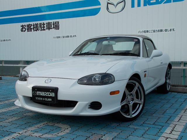 マツダ ロードスターターボの中古車 車体価格248万円 04 平成16 年式 走行4 8万キロ 車体色ホワイト 広島県広島市安佐南区八木２ １９ １９ マツダオートザム梅林 株 シンモト自動車の在庫 グーネット中古車