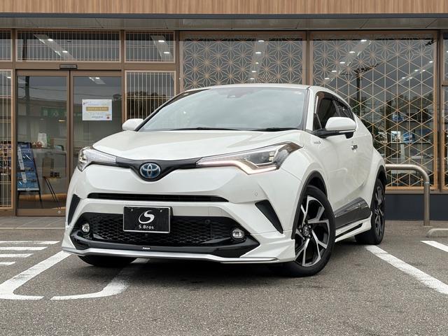 C-HR G モード ブルーノ トヨタセフティーS モデリスタエアロ 純正ナビ フルセグ フロントカメラ バックカメラ BSM ハーフレザーシート シーケンシャルLEDライト 純正18インチホイール(4枚目)