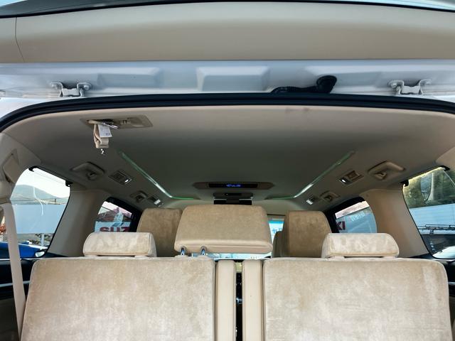 アルファード ２．５Ｇ　７人乗り　両側電動スライドドア　ＥＴＣ　ナビ　後席モニター　バックカメラ　フルセグＴＶ　Ｂｌｕｅｔｏｏｔｈ　ＣＤ　ＤＶＤ　ＬＥＤヘッドライト　スマートキー　パワーバックドア　アルミホイール　冠水歴有（33枚目）