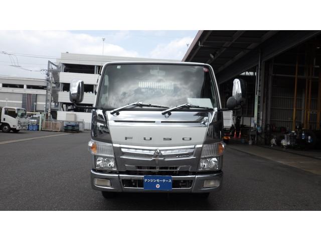 キャンター 3t ダンプ 全低床 メッキパーツ コボレン枠付 5速MT(2枚目)