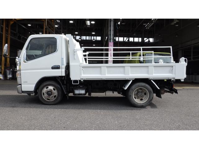 キャンター 3t ダンプ 全低床 メッキパーツ コボレン枠付 5速MT(5枚目)