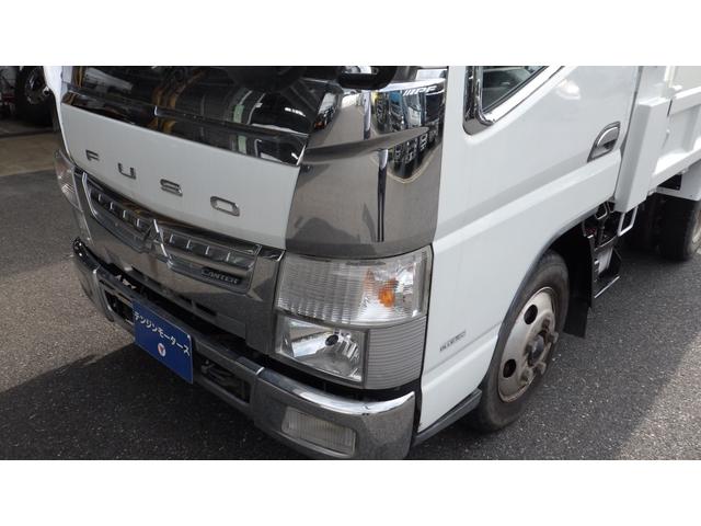 キャンター 3t ダンプ 全低床 メッキパーツ コボレン枠付 5速MT(22枚目)