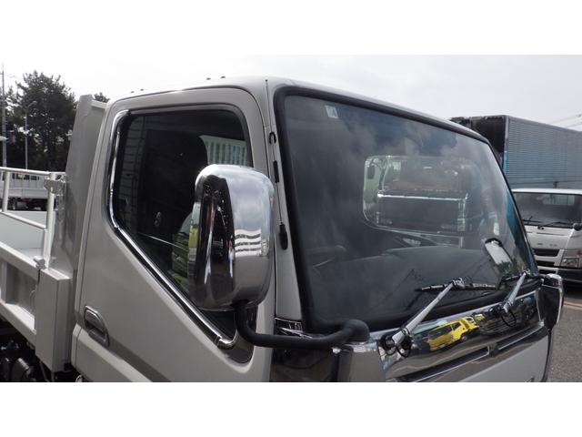 キャンター 3t ダンプ 全低床 メッキパーツ コボレン枠付 5速MT(24枚目)