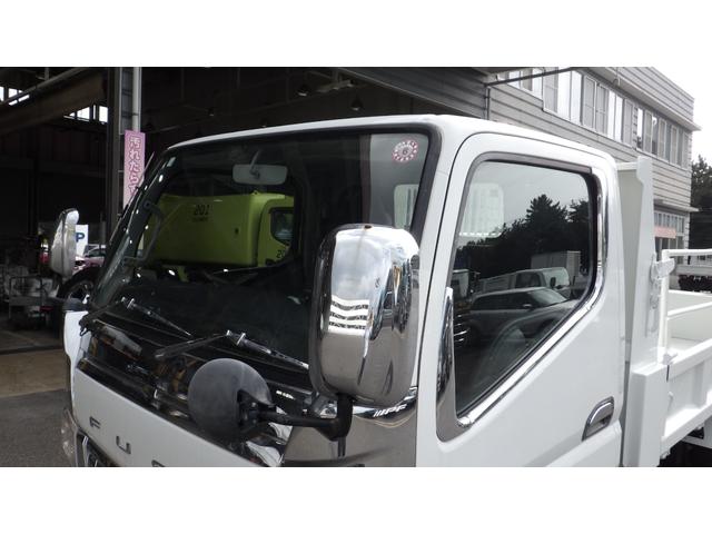 キャンター 3t ダンプ 全低床 メッキパーツ コボレン枠付 5速MT(25枚目)