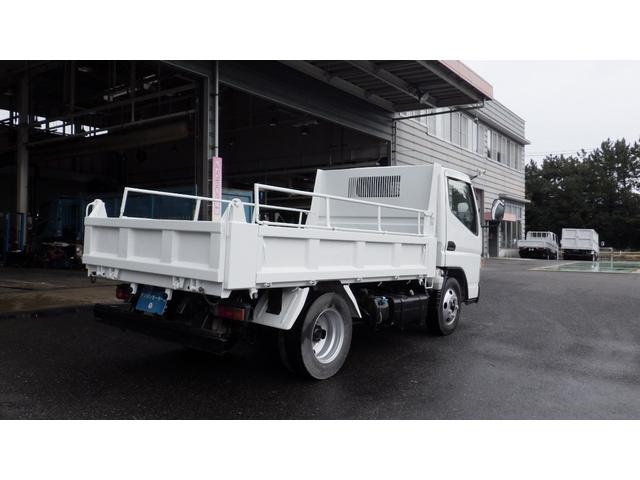 キャンター 　３ｔ　ダンプ　全低床　コボレン枠付　マニュアル５速（8枚目）