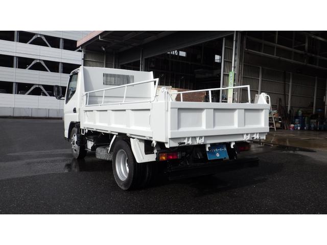 キャンター 　３ｔ　ダンプ　全低床　コボレン枠付　マニュアル５速（9枚目）