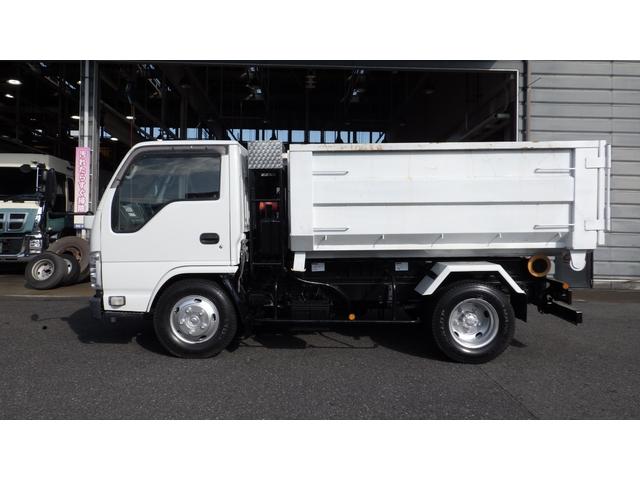 エルフトラック 3t 新明和製アームロール 4立米コンテナ付 予備検付(〜8年1月16日) マニュアル6速 ETC(5枚目)