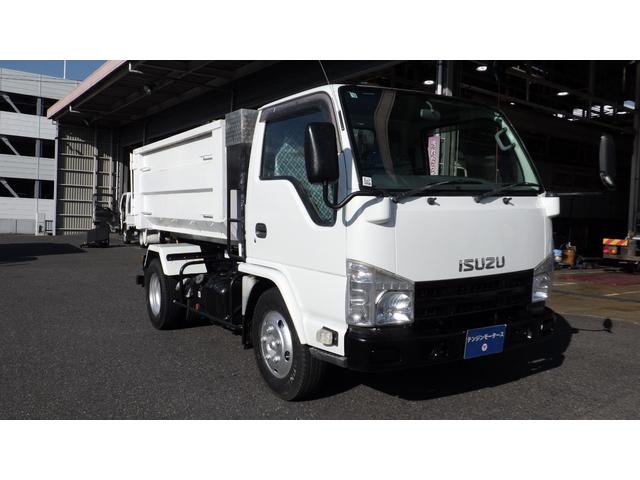 エルフトラック 3t 新明和製アームロール 4立米コンテナ付 予備検付(〜8年1月16日) マニュアル6速 ETC(6枚目)