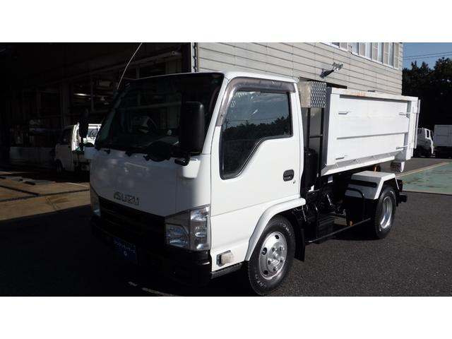 エルフトラック 3t 新明和製アームロール 4立米コンテナ付 予備検付(〜8年1月16日) マニュアル6速 ETC(7枚目)