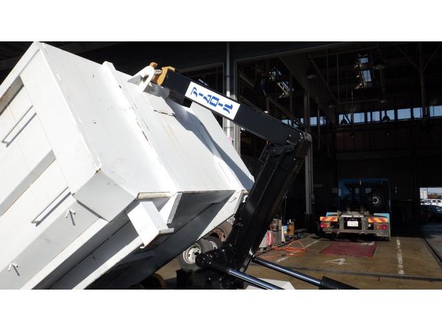 エルフトラック 3t 新明和製アームロール 4立米コンテナ付 予備検付(〜8年1月16日) マニュアル6速 ETC(33枚目)