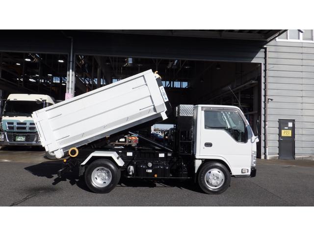 エルフトラック 3t 新明和製アームロール 4立米コンテナ付 予備検付(〜8年1月16日) マニュアル6速 ETC(40枚目)
