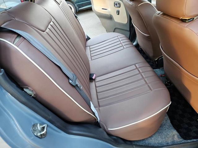 ミラジーノ ジーノターボ　色替グレー塗装済　ターボ　４ＷＤ　５速ミッション　タイミングベルト交換済　ブラウン革調シートカバー　ＣＤ　ＥＴＣ　ヘッドライトバイザー　ミニライトアルミ　フォグ　ウッドコンビハンドル　ウッド調パネル（26枚目）