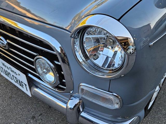 ミラジーノ ジーノターボ　色替グレー塗装済　ターボ　４ＷＤ　５速ミッション　タイミングベルト交換済　ブラウン革調シートカバー　ＣＤ　ＥＴＣ　ヘッドライトバイザー　ミニライトアルミ　フォグ　ウッドコンビハンドル　ウッド調パネル（31枚目）