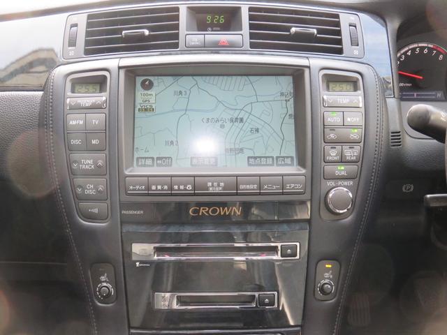 クラウン アスリート　６０ｔｈスペシャルエディション　黒革シート　サンルーフ　スマートキー　ＥＴＣ　ＨＤＤナビ　バックカメラ　スカッフイルミネーション（10枚目）
