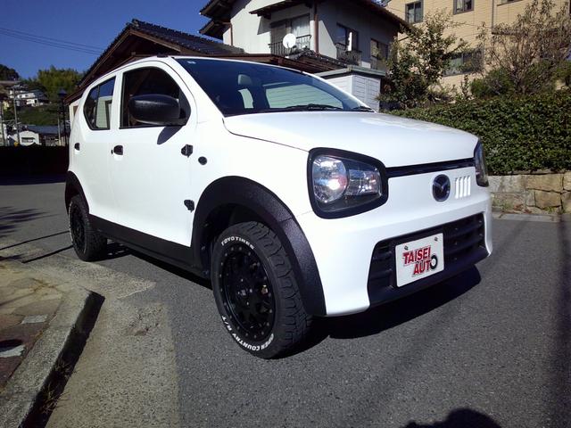 キャロル GL 評価点4.5 バックカメラ禁煙車衝突防止システム シートヒーター ナビ(KXM-E503W)フルセグ リフトアップ 15インチMLJエクストリームホイール TOYOブロックタイヤ ラプター塗装 ETC(8枚目)