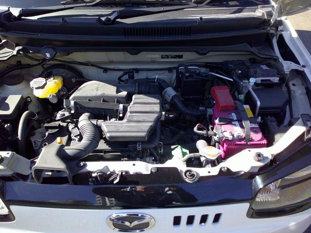 キャロル GL 評価点4.5 バックカメラ禁煙車衝突防止システム シートヒーター ナビ(KXM-E503W)フルセグ リフトアップ 15インチMLJエクストリームホイール TOYOブロックタイヤ ラプター塗装 ETC(9枚目)