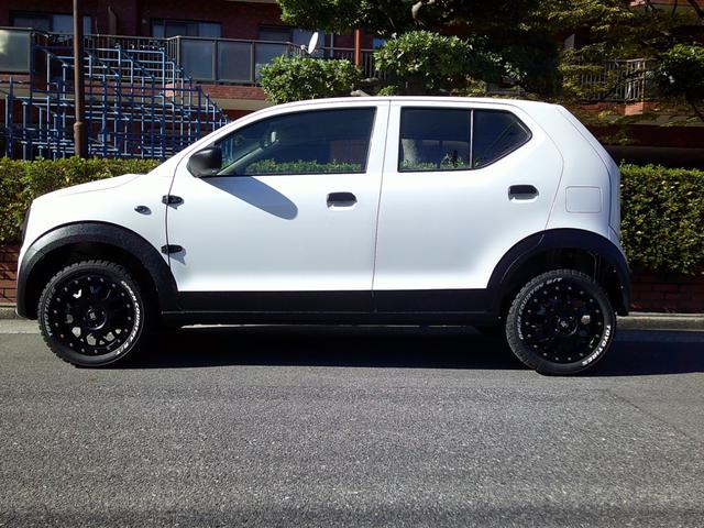 キャロル GL 評価点4.5 バックカメラ禁煙車衝突防止システム シートヒーター ナビ(KXM-E503W)フルセグ リフトアップ 15インチMLJエクストリームホイール TOYOブロックタイヤ ラプター塗装 ETC(10枚目)