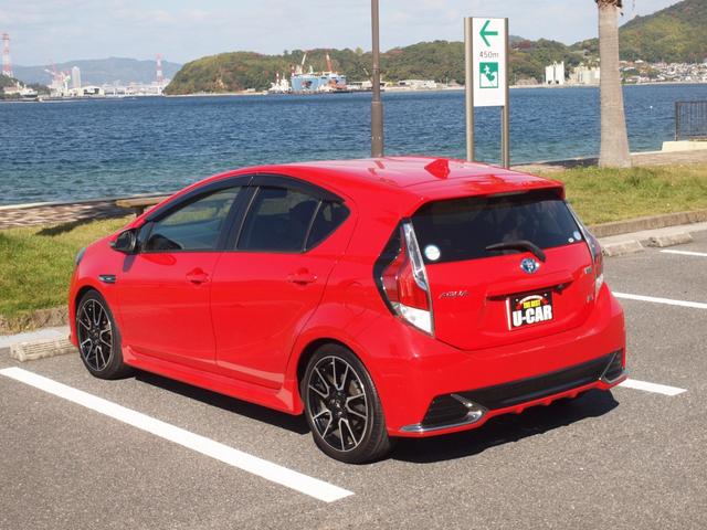 アクア G G’s フロントスポイラー リア/ルーフスポイラ― リアワイパー ブレーキアシスト 衝突安全ボディー 盗難防止システム フルオートエアコン クルーズコントロール 17インチアルミホイール UVカットガラス(53枚目)