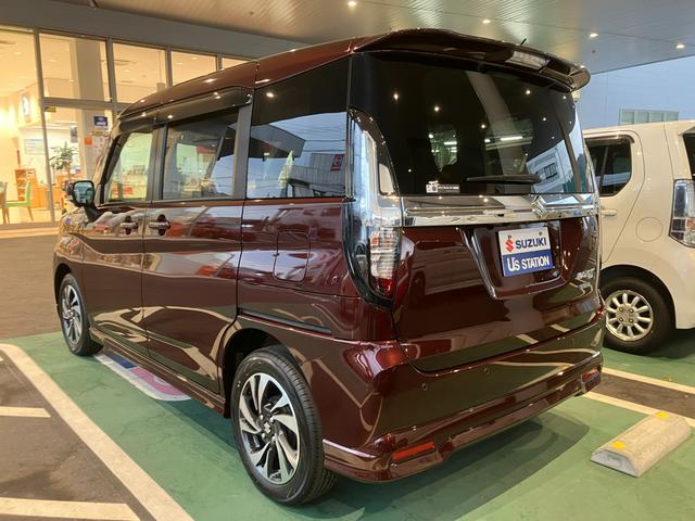 ソリオバンディット バンディット　ＨＹＢＲＩＤ　ＭＶ　純正８インチナビゲーション・全方位カメラ・純正ドラレコ前後・ＥＴＣ車載器・後席両側パワースライドドア・ＬＥＤランプ＆フォグランプ・スズキセーフティサポート・ルームクリーニング、タイヤ交換済み（3枚目）