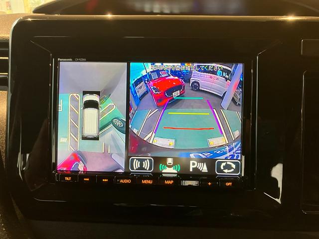 ソリオバンディット バンディット　ＨＹＢＲＩＤ　ＭＶ　純正８インチナビゲーション・全方位カメラ・純正ドラレコ前後・ＥＴＣ車載器・後席両側パワースライドドア・ＬＥＤランプ＆フォグランプ・スズキセーフティサポート・ルームクリーニング、タイヤ交換済み（6枚目）