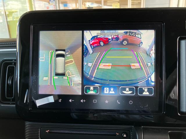 ワゴンＲスマイル ＨＹＢＲＩＤ　Ｓ　３型　全方位カメラ＆９インチナビゲーション・後席左側パワースライドドア・電動パーキング・ＬＥＤランプ・　オートライト・　スズキセーフティーサポート・　アイドリングストップ・　盗難防止システム（6枚目）