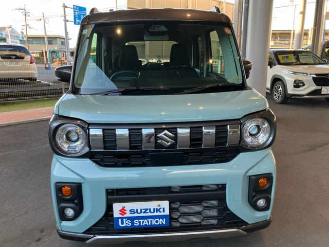 スペーシアギア ギア　ＨＹＢＲＩＤ　ＸＺターボ　４ＷＤハイブリッドターボ車・　スズキセーフティーサポート・アダプティブクルーズコントロール・　オートエアコン・両側パワースライドドア・ＬＥＤランプ＆フォグランプ・　アイドリングストップ（9枚目）